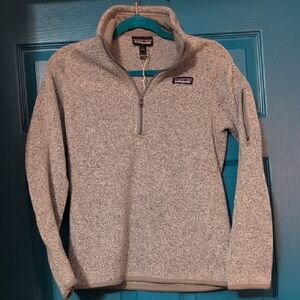 Patagonia Gray Fleece Zip-Up 1/4 NWOT